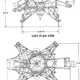 Line drawing of the LLRV, showing the simplicity of its construction as well as its dimensions